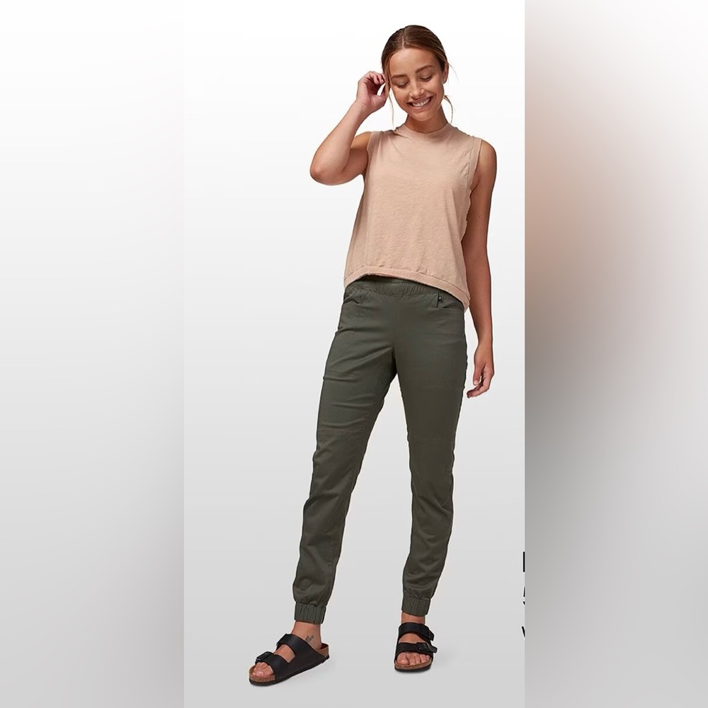 Black Diamond Women’s Notion SP Pants in Green
